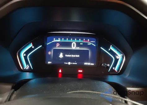 2020 Honda Odyssey Elite z USA, uszkodzony, nr VIN 5FNRL6H97LB016237